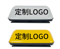 Letrero LED Personalizado para Techo de Taxi con Montaje Magnético, Impermeable y Ajuste Automático de Brillo para Publicidad en Taxis