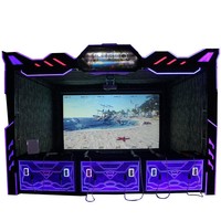 Jeu de tir au pistolet sur écran projecteur pour 4 joueurs, simulateur de chasse réaliste, machine de jeu vidéo d'arcade