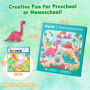 Joycat Hot bán phổ biến phim hoạt hình nghệ thuật màu sơn <span class=keywords><strong>Set</strong></span> <span class=keywords><strong>Kid</strong></span> màu nước cuốn sách giấy cho bức tranh vẽ - Product Image 2