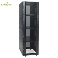 Support mural Starlink de 19 pouces, armoire de serveur à 4 sections pour centre de données et réseaux