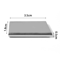 CH010 Contacto de alimentación de carburo de tungsteno 35*18*5mm, bloque conductor WEDM para piezas de repuesto de máquina de corte por hilo QingHong EDM