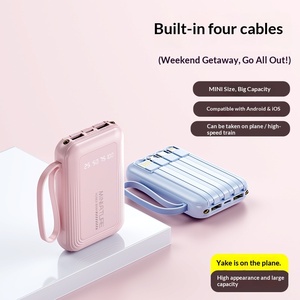 Nueva Mini Batería Externa Portátil de 20000 mAh con Carga Automática, de Plástico, con Logotipo Personalizado - Product Image 2