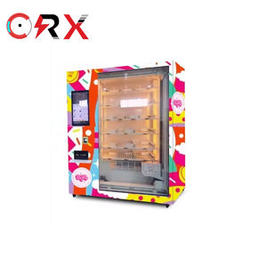 เครื่องจำหน่ายสายพานลำเลียงคัพเค้กอาหารเพื่อสุขภาพสลัดผลไม้ผักไข่คอมโบลิฟต์มีหน้าจอสัมผัส - Product Image 1