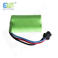 قابلة للشحن بطارية ليثيوم أيون 14500 7.4V 500mAh بطاريات ليثيوم أيون 7.4V 500mAh مع سلك وموصل ل لعبة