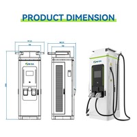 Chargeur rapide DC 120 kW OEM ODM pour l'infrastructure de recharge publique des véhicules électriques