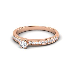 Anillo Clásico de Diamante Cultivado en Laboratorio para Mujer, Plata de Ley 925, Engaste en Bisel, Chapado en Oro, Regalo para Compromiso, Fiesta, Boda, Aniversario - Product Image 4