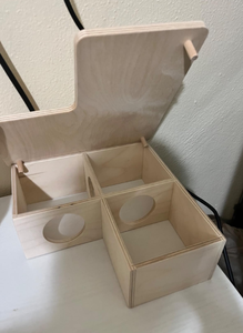 Wood Multi Chamber Hideout Maze <strong>Hamster</strong> Hideout Pets Woodland House Habitats For <strong>Hamster</strong> Gerbils Mice Lemmings - Product Image 5