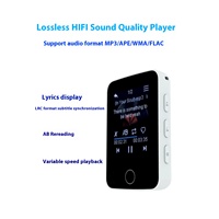 Lecteur MP4/MP3 avec écran tactile de 1,8 pouce - Prise en charge de la musique/enregistrement vocal/livres électroniques/carte TF/haut-parleur externe - Vente en gros d'usine
