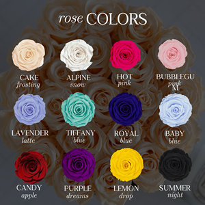 Vente en gros de roses immortelles faites à <span class=keywords><strong>la</strong></span> main, fleurs infinies éternelles, roses éternelles préservées en boîte pour cadeau de mère 2025 - Product Image 6