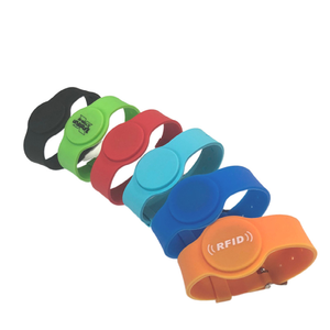 Bán buôn tùy chỉnh in RFID dây đeo cổ tay màu hỗn hợp NFC kiểm soát truy cập Vòng đeo tay Silicone không thấm nước mini <span class=keywords><strong>tag</strong></span> môi trường - Product Image 3