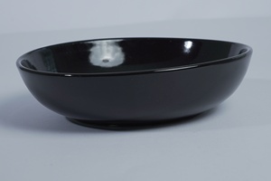 Hot Surface Black Japandi Style Agung Keramik <b>Round</b> Bathroom Sink Table Top Wash <b>Basin</b> for Lavatory Counter - Product Image 6