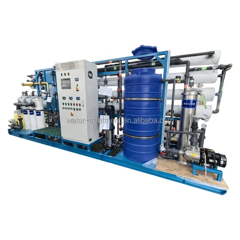 10000L/H Sistema de desalinización de agua de mar planta de purificación de agua salada para agua potable máquina de fabricación sistema ro