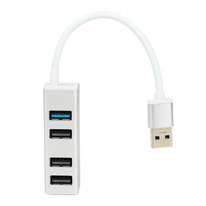 Hub USB 3.0 Xinqiyi de 4 Puertos, Estación de Acoplamiento de Aleación de Aluminio con Cable de Datos Tipo C - Product Image 4