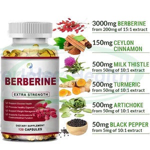 Ausreson OEM 1500mg 500mg Berberin Yumuşak Jel Kapsülleri Özel Etiketli Organik Takviyeler Berberin Yumuşak Jel Kapsül - Product Image 2