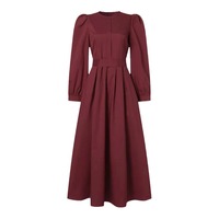 Abaya longue en polyester style saoudien et égyptien, cintrée à la taille, multicolore, pour femmes musulmanes, commande en petite quantité