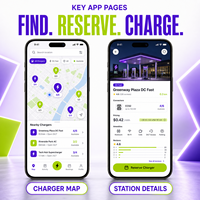 Desarrollo de Aplicaciones de Carga para Vehículos Eléctricos Personalizadas para iOS y Android con Mapa de Cargadores, Planificación de Rutas y Reserva de Carga LionCreate