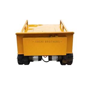 Landbouwmachines Maximaal draagvermogen 2000 kg Op afstand bestuurbare vlakke transportwagen Elektrische start Rubberbanden transportwagen - Product Image 2