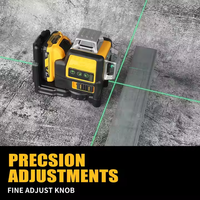 Xtester-DW89LG 360 &amp; Niveau laser vert 3D rotatif à 12 lignes, outil de marquage professionnel pour la construction en extérieur, batterie au lithium 009