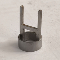 Support de fixation en acier inoxydable usiné CNC, composant industriel de précision