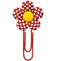 Mignon coloré PVC métal trombones bonbons couleurs fleur étudiant signets bureau Page marqueurs populaires nuances chaussures décorations