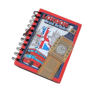 [Personalizado] Nuevo Cuaderno Espiral de Madera con Hojas Sueltas, Sello de Viaje, Recuerdo Cultural Creativo de Turismo, Regalo de Registro de Viaje - Product Image 5