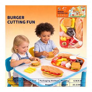 Ensemble de jouets de cuisine pour enfants avec aliments factices à découper, fruits et légumes, jouets de simulation de cuisine en plastique, jouets fantastiques et science-fiction - Product Image 3