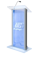 Atril de Acrílico Transparente PMMA de 12 mm de Grosor, Desmontable, Personalizado para Publicidad, para Uso en Interiores