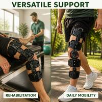 Attelle de genou articulée réglable ROM, orthèse télescopique orthopédique pour la récupération post-chirurgicale des fractures
