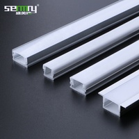 Système linéaire LED encastré professionnel en profilé aluminium pour éclairage de projet, barre personnalisée pour éclairage d'ambiance de plafond en niche
