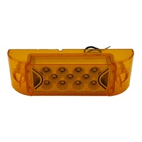 12V 24V 13 led ambre rectangle camion lumières dégagement feu de position latéral lampe à Led pour tariler lumières