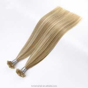 Cabello Remy auténtico, venta al por mayor, ruso, virgen, Remi europeo, I U <span class=keywords><strong>V</strong></span>, cinta de Nano punta plana, pegamento, extensiones de cabello eslavo, queratina - Product Image 4