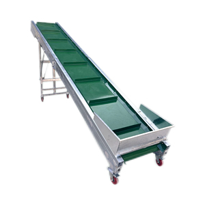 Özelleştirilmiş PVC/PU kemer pelet besleme makinesi/kaldırma hunisi ile eğimli konveyör tırmanma - Product Image 5