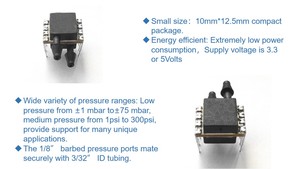 Module de pression RKS 0~5V 10kPa, capteur de pression différentielle d'air, sortie analogique, précision 0,1% FS, IP55, garantie 1 an, Shanghai - Product Image 4