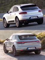 Luces Traseras LED Rojas Nuevas para Porsche Macan 2014-2017, 36W 6000K 3000 Lúmenes 12V, Actualización de Luces Traseras Estilo 2023 Dinámicas