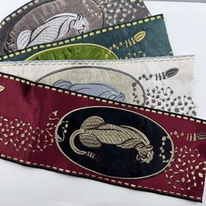 Accessori di abbigliamento in pizzo ricamato con animali in stile retrò nastro intrecciato con nastro intrecciato in jacquard - Product Image 3