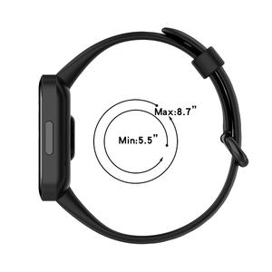 Correa de reloj de pulsera de silicona para Xiaomi Mi Watch <span class=keywords><strong>Lite</strong></span> 2/<span class=keywords><strong>Redmi</strong></span> <span class=keywords><strong>Watch2</strong></span> correa de muñeca deportiva suave con hebilla correas de reloj inteligente - Product Image 4