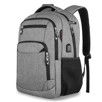 Mochila de nailon para ordenador y documentos, resistente al agua, barata, bandolera para portátil, mochila personalizada para ordenador portátil, mochila para hombre y mujer
