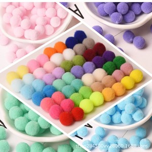 Boules de laine à haute élasticité, petites boules de laine en <span class=keywords><strong>polyester</strong></span>, boules de peluche colorées, accessoires de bricolage et accessoires disponibles en stock - Product Image 2