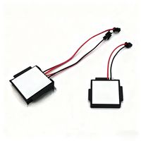 Interrupteur Tactile Intelligent 12W LED Monocouleur avec Variateur de Luminosité, Capteur Tactile, 12V, Matériau ABS, Installation Facile pour Miroir, IP et Autres Applications