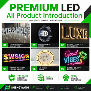 Boîte à lumière LED souple OEM/ODM populaire avec cadre en aluminium, texte et logo personnalisés, idéale pour les fêtes, mariages et événements à domicile - Product Image 3