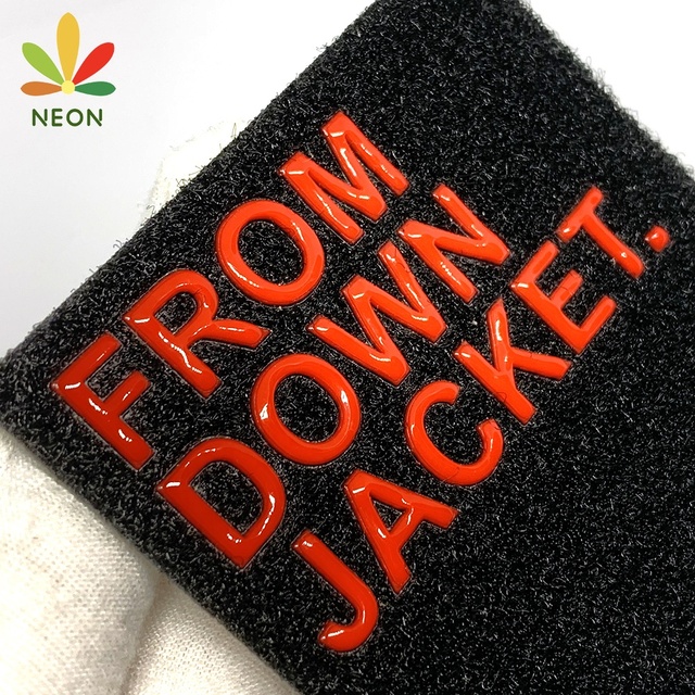 Custom TPU 3D Lenticular Patches Embossed Silicon Iron on Soft Rubber Pvc Patch
