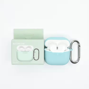 Funda Protectora de Color Sólido para Airpods 4 de Silicona, Funda Protectora de Silicona Líquida Suave Anticaídas para Auriculares - Product Image 6