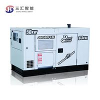 Générateurs diesel portables industriels fiables de 2 kW, 5 kW, 5,5 kW, 10 kW, 30 kW, 50 kW, 50 Hz, refroidis par eau, démarrage électrique