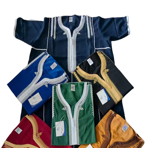 CCY Vente en gros de Thobes, Boubous, Jalabiya et Gandoura personnalisés pour hommes arabes et musulmans, Thobes marocaines, Vêtements islamiques, Ceintures perlées - Product Image 5