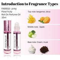 Logo personnalisé bergamote agrumes pomme crème musc arôme fruité parfum original d'huile essentielle 10ml huile de parfum pour femmes aux phéromones roll-on