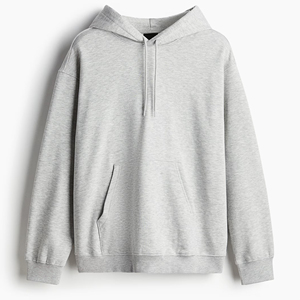 Sweat à capuche surdimensionné en tricot de coton pour hommes pull design personnalisé streetwear sweat-shirt, tissu épais confortable de haute qualité - Product Image 5