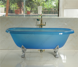 Bañera acrílica de estilo europeo, bañeras clásicas antideslizantes de cristal con patas de <span class=keywords><strong>gallo</strong></span> - Product Image 6