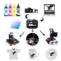 Tinta Sublimasi Berbasis Air 100ml untuk Printer Desktop Epson, Pencetakan Kaos dan Mug