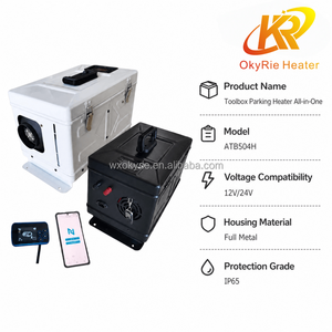 Calentador de Aire Diésel Todo en Uno OkyRie ATB504H de 5KW, Calentador Horizontal para Caja de Herramientas con Pantalla TFT y Control Remoto para <span class=keywords><strong>Furgonetas</strong></span> de Camping de Lujo - Product Image 2