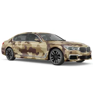 Custom Vehicle Wrap Protection Film Printed Camouflage Vinyl Removable Glue Wrapping Vinyl Body Stickers